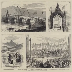 Die Königin eröffnet die Ballater-Brücke, Deeside